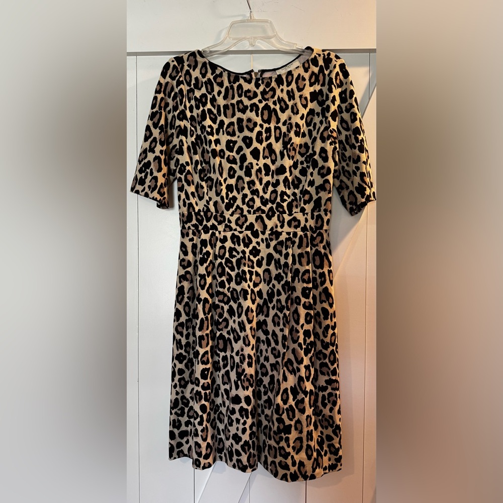 kate spade Leopard Print A-Line Dress